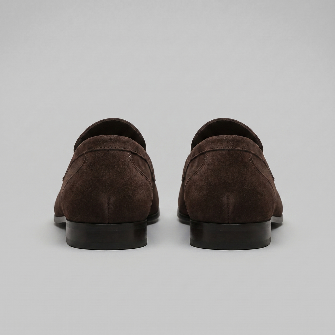 Connor | Men's Suede Penny Loafers