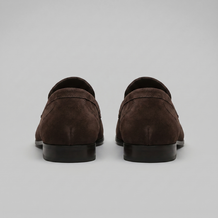 Connor | Men's Suede Penny Loafers