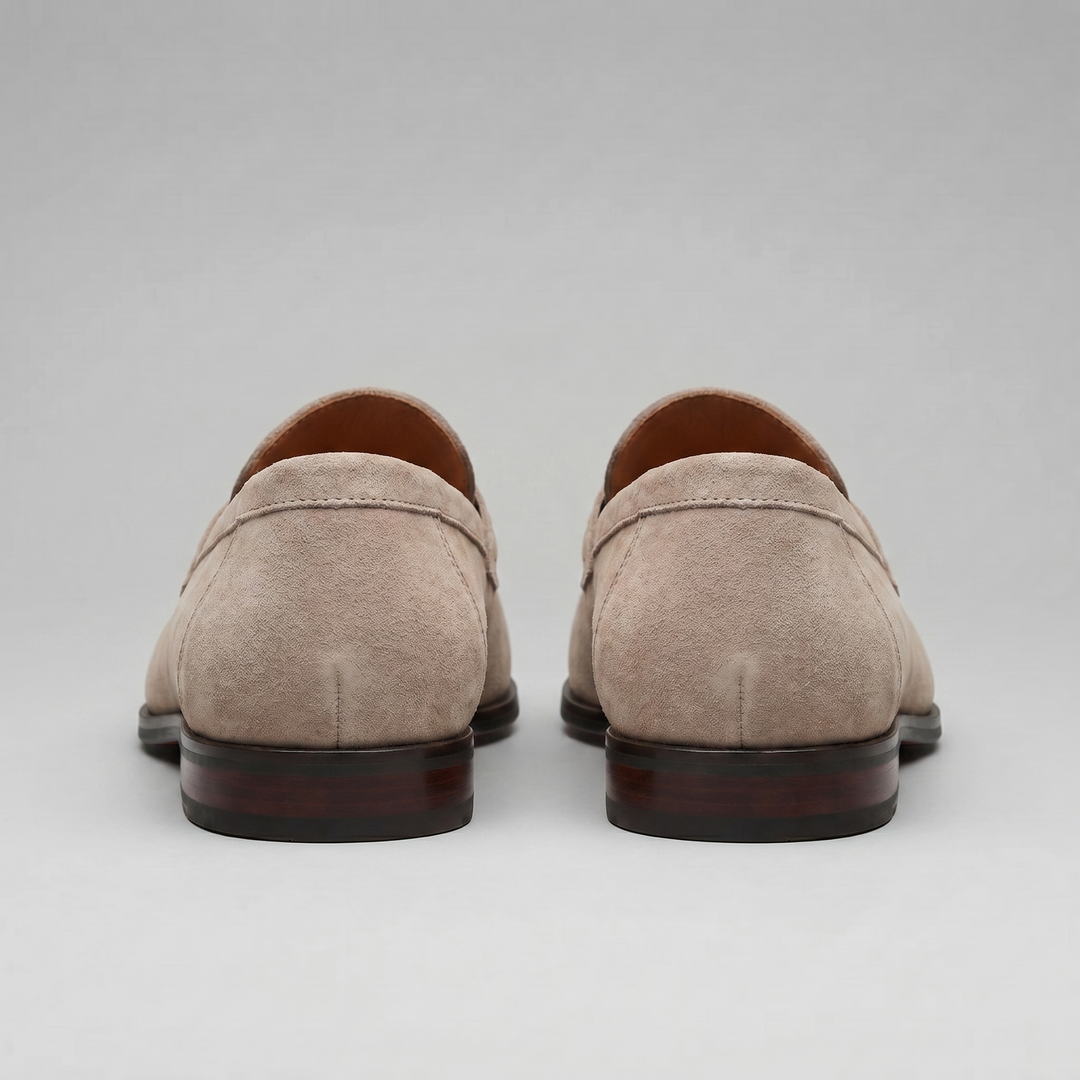 Connor | Men's Suede Penny Loafers