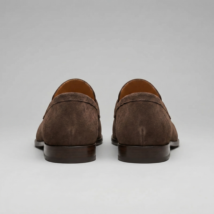 Connor | Men's Suede Penny Loafers