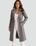 Brynn | Refined Double-Breasted Midi Trench