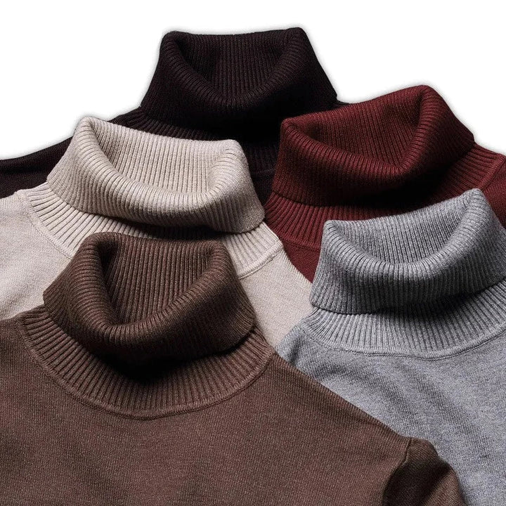Caspian | Men's Slim Fit Turtleneck Sweater