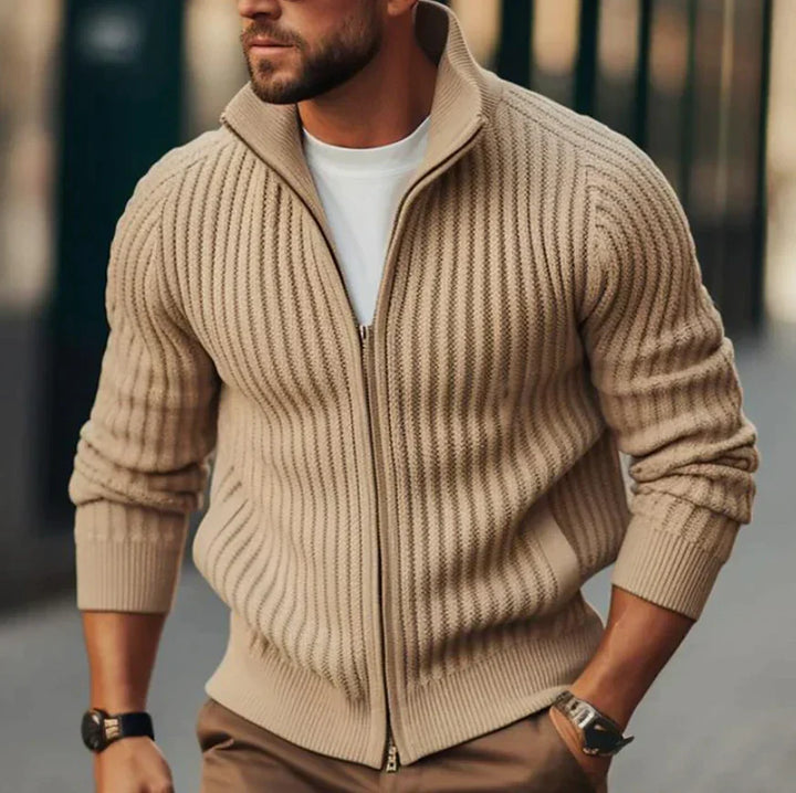 Brandon | Heritage Thermal Zip Cardigan