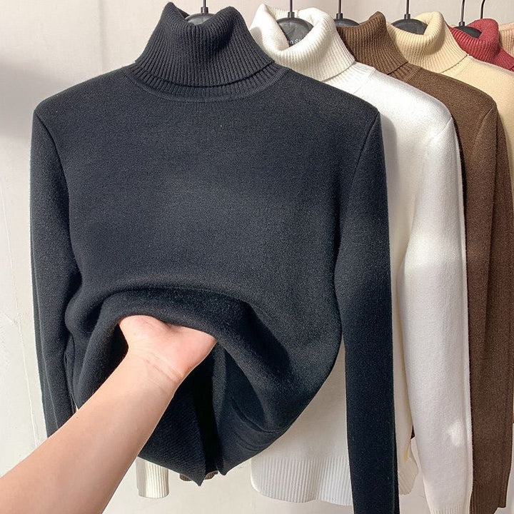 Callista | Thermal Fleece-Lined Knit Turtleneck